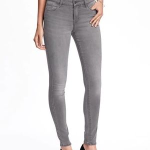 MidRise Gray Rockstar OLD NAVY Super Skinny Jeans